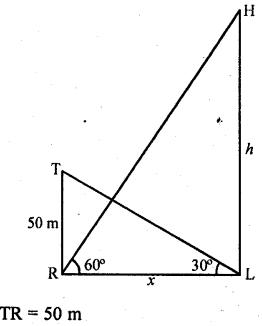 RD Sharma Class 10 Solutions Chapter 12 Heights and Distances Ex 12.1 109