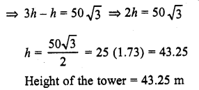 RD Sharma Class 10 Solutions Chapter 12 Heights and Distances Ex 12.1 16