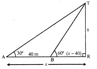 RD Sharma Class 10 Solutions Chapter 12 Heights and Distances Ex 12.1 45