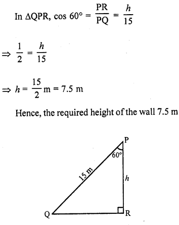 RD Sharma Class 10 Solutions Chapter 12 Heights and Distances Ex 12.1 8