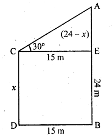 RD Sharma Class 10 Solutions Chapter 12 Heights and Distances Ex 12.1 84