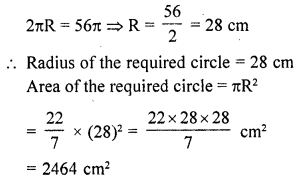 RD Sharma Class 10 Solutions Chapter 13 Areas Related to Circles Ex 13.1 12