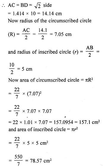 RD Sharma Class 10 Solutions Chapter 13 Areas Related to Circles Ex 13.1 16