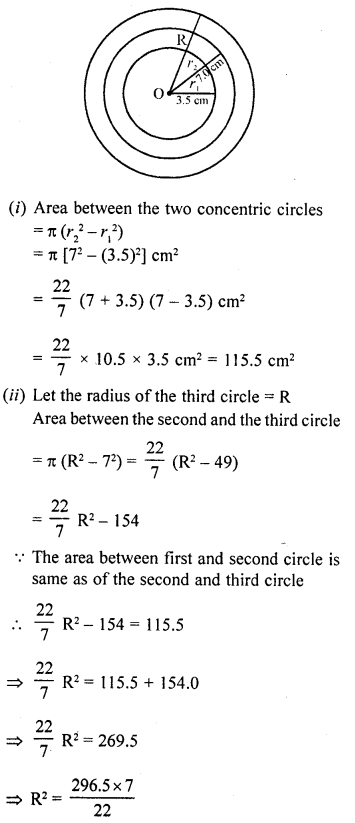 RD Sharma Class 10 Solutions Chapter 13 Areas Related to Circles Ex 13.1 34