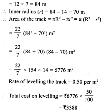 RD Sharma Class 10 Solutions Chapter 13 Areas Related to Circles Ex 13.1 39