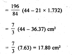 RD Sharma Class 10 Solutions Chapter 13 Areas Related to Circles Ex 13.3 12