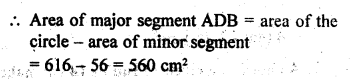 RD Sharma Class 10 Solutions Chapter 13 Areas Related to Circles Ex 13.3 7