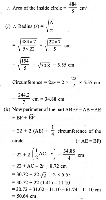RD Sharma Class 10 Solutions Chapter 13 Areas Related to Circles Ex 13.4 36