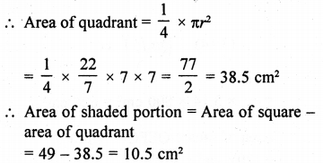RD Sharma Class 10 Solutions Chapter 13 Areas Related to Circles Ex 13.4 45