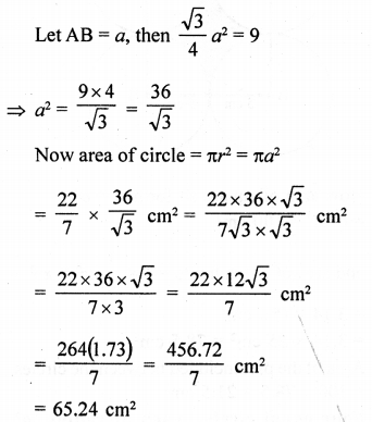 RD Sharma Class 10 Solutions Chapter 13 Areas Related to Circles Ex 13.4 61