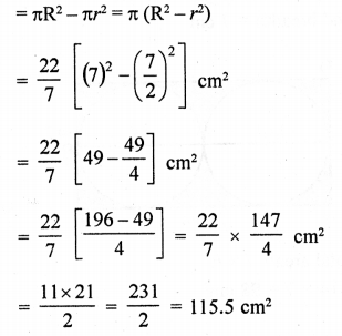 RD Sharma Class 10 Solutions Chapter 13 Areas Related to Circles Ex 13.4 74