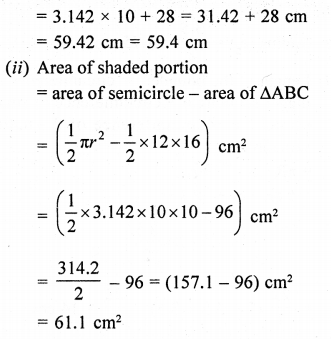 RD Sharma Class 10 Solutions Chapter 13 Areas Related to Circles Ex 13.4 91