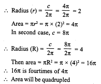RD Sharma Class 10 Solutions Chapter 13 Areas Related to Circles MCQS 15