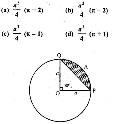 RD Sharma Class 10 Solutions Chapter 13 Areas Related to Circles MCQS 38