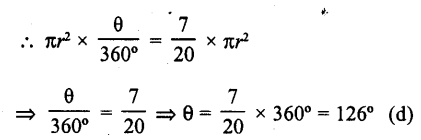 RD Sharma Class 10 Solutions Chapter 13 Areas Related to Circles MCQS 47