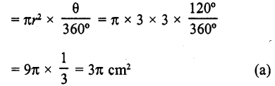 RD Sharma Class 10 Solutions Chapter 13 Areas Related to Circles MCQS 52