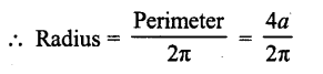 RD Sharma Class 10 Solutions Chapter 13 Areas Related to Circles MCQS 53