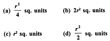 RD Sharma Class 10 Solutions Chapter 13 Areas Related to Circles MCQS 58