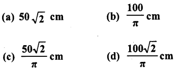 RD Sharma Class 10 Solutions Chapter 13 Areas Related to Circles MCQS 8