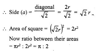 RD Sharma Class 10 Solutions Chapter 13 Areas Related to Circles VSAQS 10