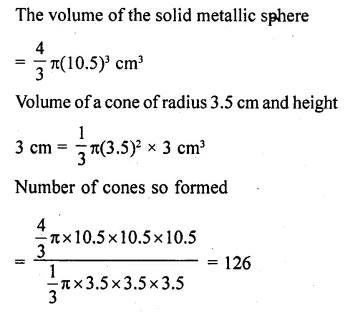 RD Sharma Class 10 Solutions Chapter 14 Surface Areas and Volumes Ex 14.1 12