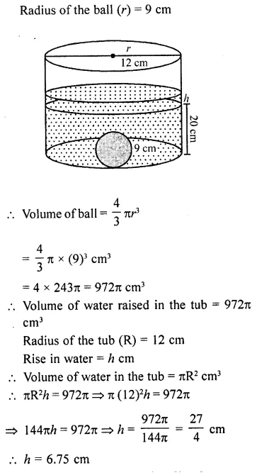 RD Sharma Class 10 Solutions Chapter 14 Surface Areas and Volumes Ex 14.1 48