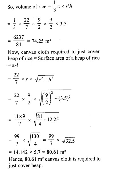 RD Sharma Class 10 Solutions Chapter 14 Surface Areas and Volumes Ex 14.1 73