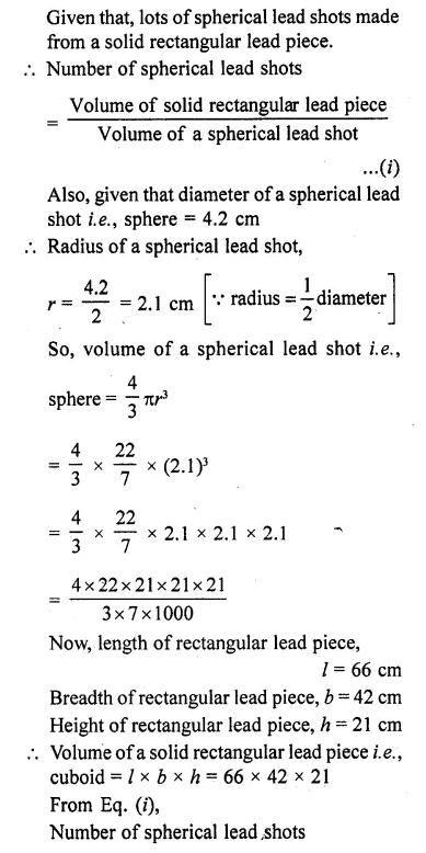 RD Sharma Class 10 Solutions Chapter 14 Surface Areas and Volumes Ex 14.1 8
