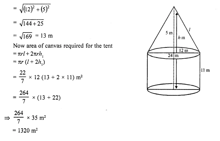 RD Sharma Class 10 Solutions Chapter 14 Surface Areas and Volumes Ex 14.2 1