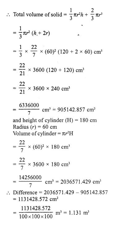 RD Sharma Class 10 Solutions Chapter 14 Surface Areas and Volumes Ex 14.2 35