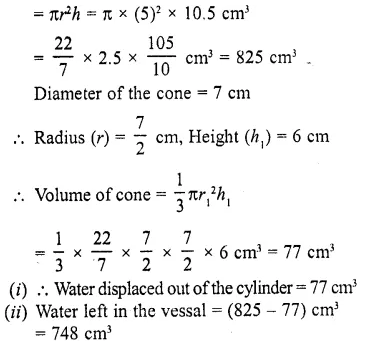 RD Sharma Class 10 Solutions Chapter 14 Surface Areas and Volumes Ex 14.2 36