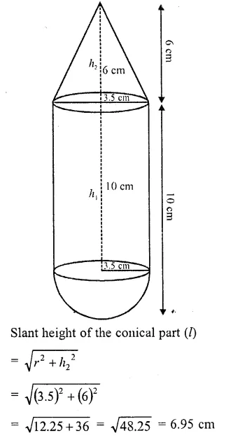 RD Sharma Class 10 Solutions Chapter 14 Surface Areas and Volumes Ex 14.2 7