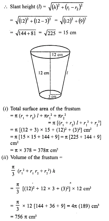 RD Sharma Class 10 Solutions Chapter 14 Surface Areas and Volumes Ex 14.3 11
