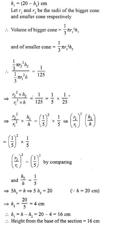 RD Sharma Class 10 Solutions Chapter 14 Surface Areas and Volumes Ex 14.3 9