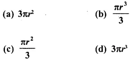 RD Sharma Class 10 Solutions Chapter 14 Surface Areas and Volumes MCQS 35