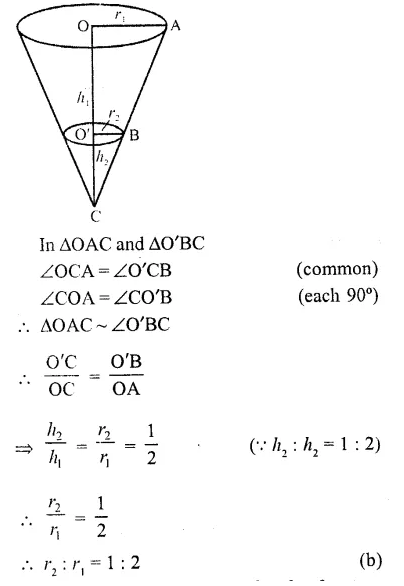 RD Sharma Class 10 Solutions Chapter 14 Surface Areas and Volumes MCQS 38