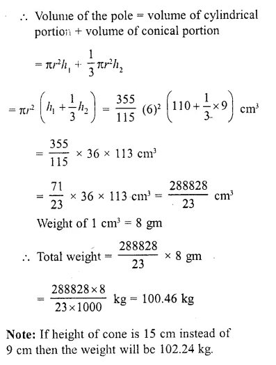 RD Sharma Class 10 Solutions Chapter 14 Surface Areas and Volumes Revision Exercise 60