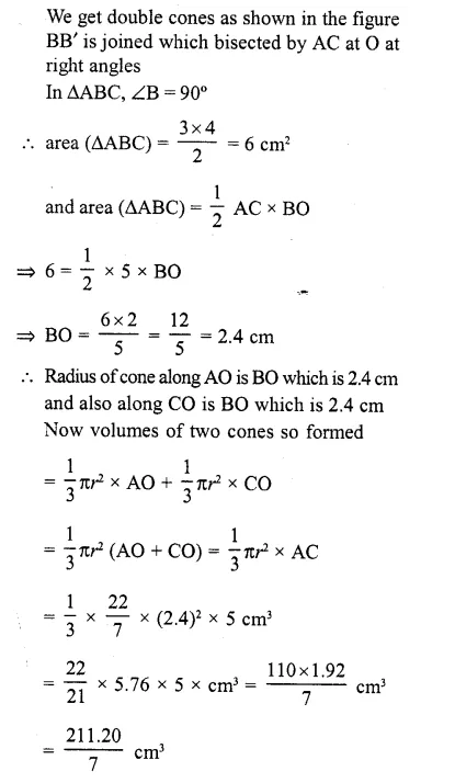 RD Sharma Class 10 Solutions Chapter 14 Surface Areas and Volumes Revision Exercise 64