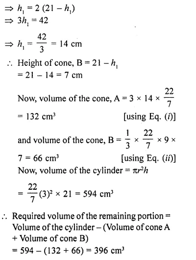 RD Sharma Class 10 Solutions Chapter 14 Surface Areas and Volumes Revision Exercise 97