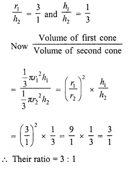 RD Sharma Class 10 Solutions Chapter 14 Surface Areas and Volumes VSAQS 17