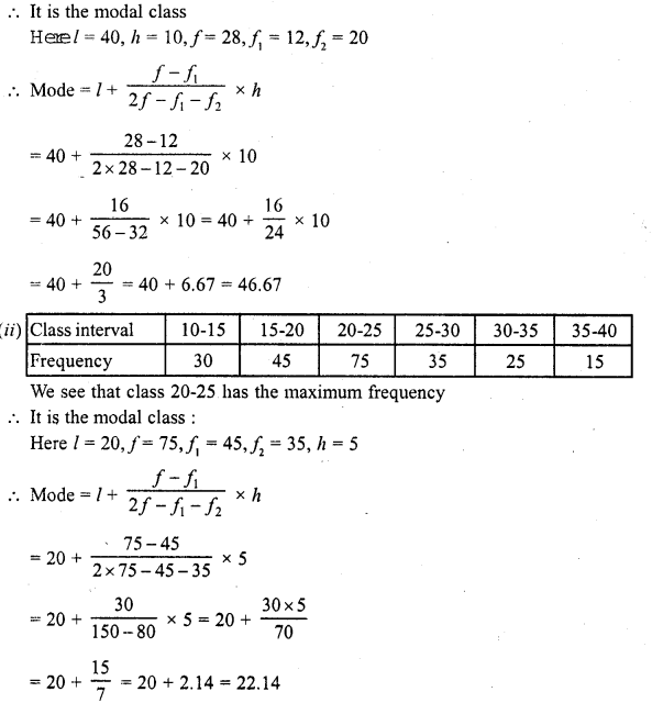 RD Sharma Class 10 Solutions Chapter 15 Statistics Ex 15.5 9