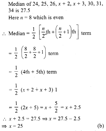 RD Sharma Class 10 Solutions Chapter 15 Statistics MCQS 12