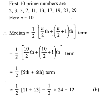 RD Sharma Class 10 Solutions Chapter 15 Statistics MCQS 15