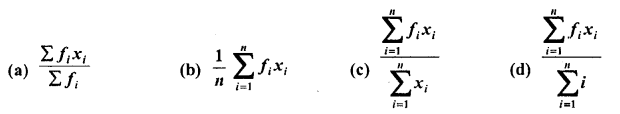 RD Sharma Class 10 Solutions Chapter 15 Statistics MCQS 8