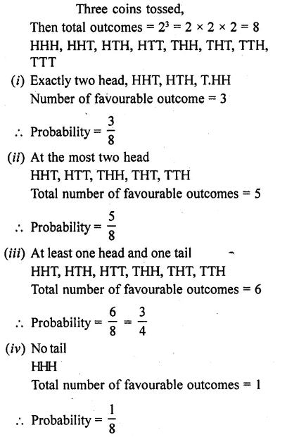 RD Sharma Class 10 Solutions Chapter 16 Probability Ex 16.1 3