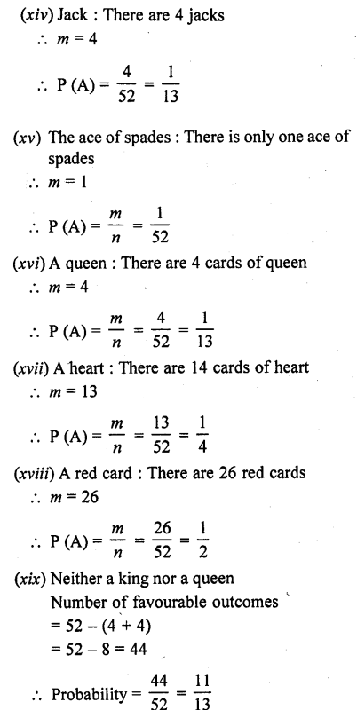 RD Sharma Class 10 Solutions Chapter 16 Probability Ex 16.1 9