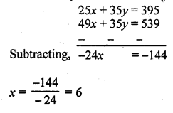 RD Sharma Class 10 Solutions Chapter 3 Pair of Linear Equations in Two Variables Ex 3.6 5