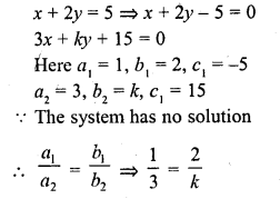 RD Sharma Class 10 Solutions Chapter 3 Pair of Linear Equations in Two Variables MCQS 12
