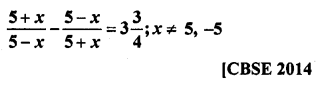 RD Sharma Class 10 Solutions Chapter 4 Quadratic Equations Ex 4.3 55