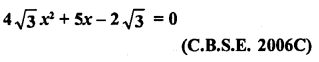 RD Sharma Class 10 Solutions Chapter 4 Quadratic Equations Ex 4.3 73